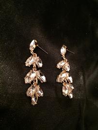 Rhinestone Drop Earrings //268